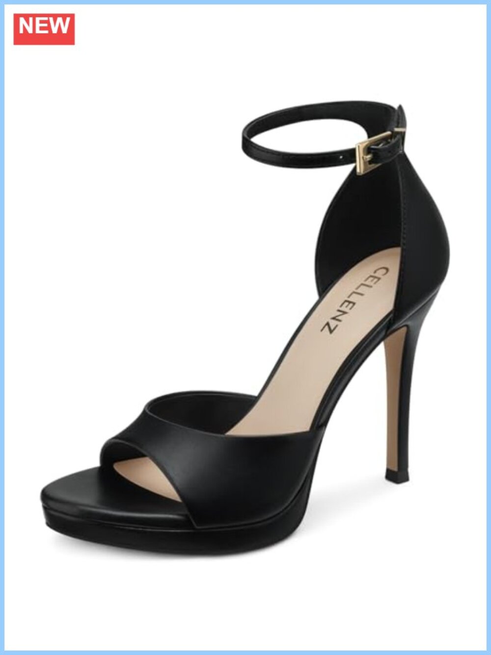 Strappy High Heel Sandals Open Toe Platform Stiletto Women's Dress Shoes